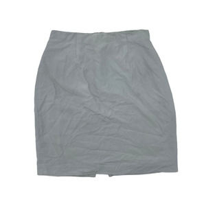 Halston Baby Blue Silk Skirt